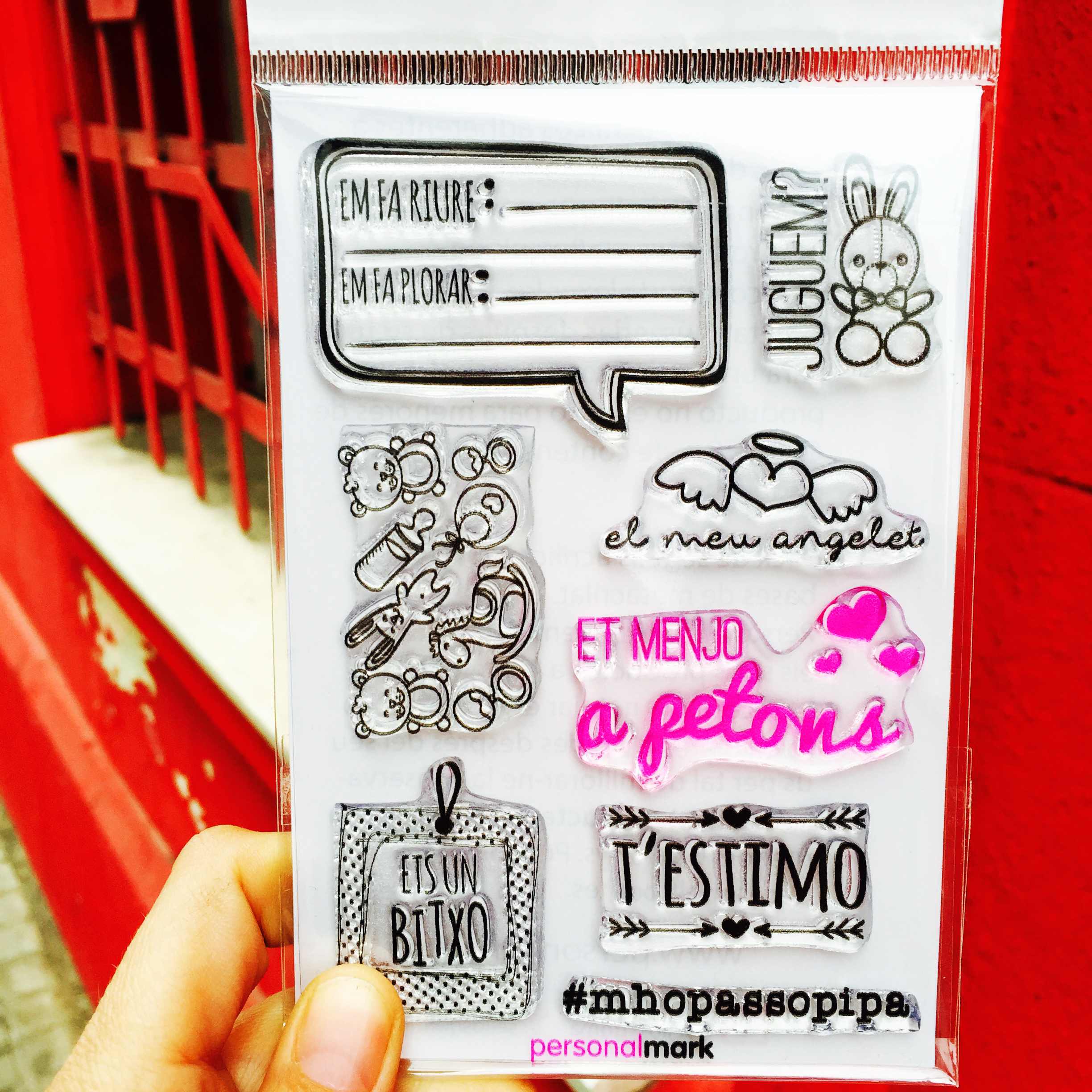 segells acrílics en català